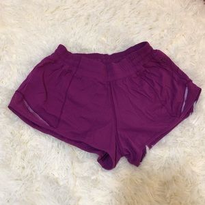 Lululemon Hotty Hot Short II *2.5" Regal Plum /Dark Purple